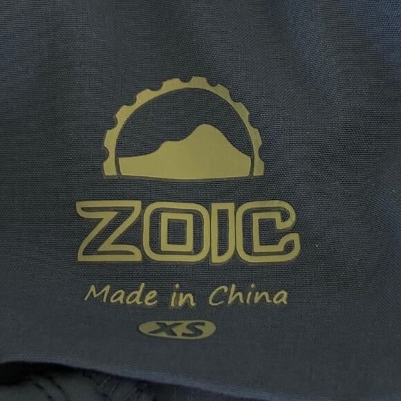 Zoic Mountain Bike Shorts Stretch Pull On Back Elastic Drawstring Waist Blue XS - Picture 6 of 11